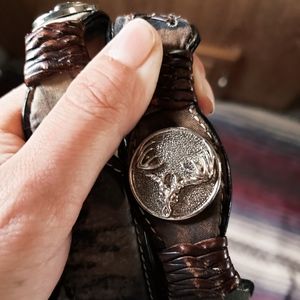 "NOCONA" GENUINE LEATHER BELT - CAMO